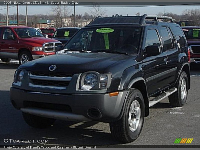 Super Black / Gray 2003 Nissan Xterra SE V6 4x4