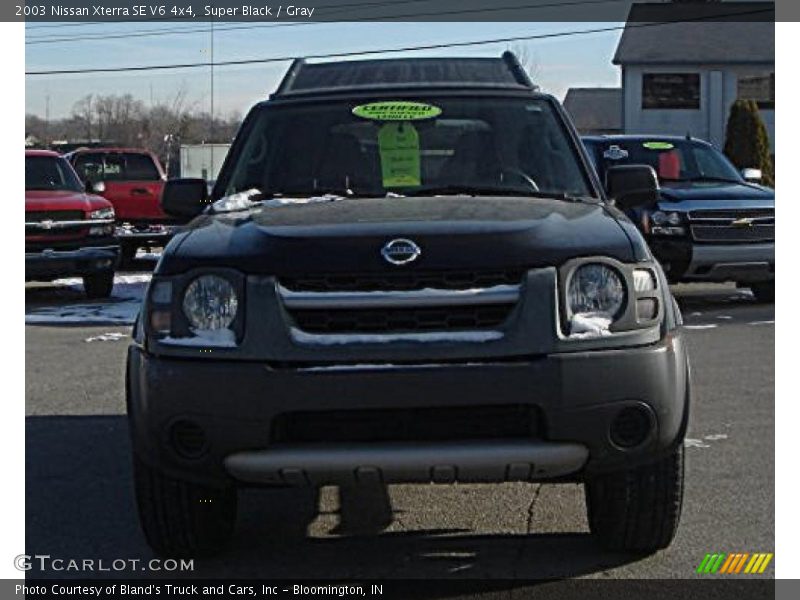 Super Black / Gray 2003 Nissan Xterra SE V6 4x4