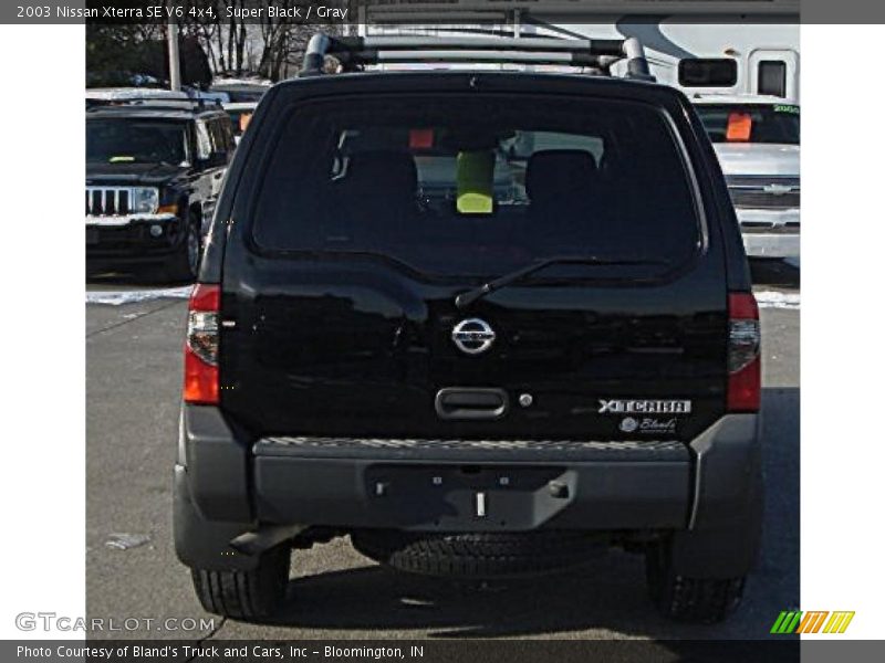 Super Black / Gray 2003 Nissan Xterra SE V6 4x4