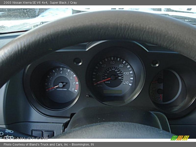 Super Black / Gray 2003 Nissan Xterra SE V6 4x4