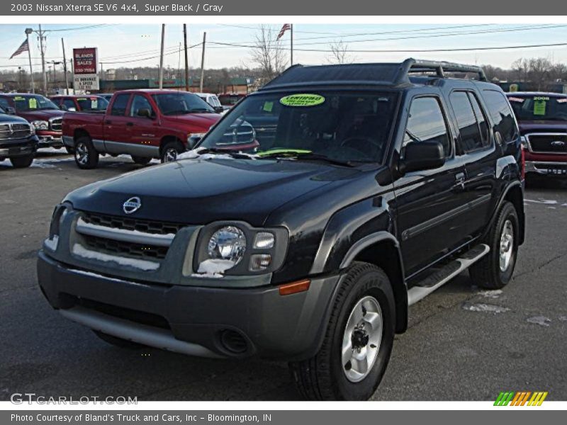 Super Black / Gray 2003 Nissan Xterra SE V6 4x4