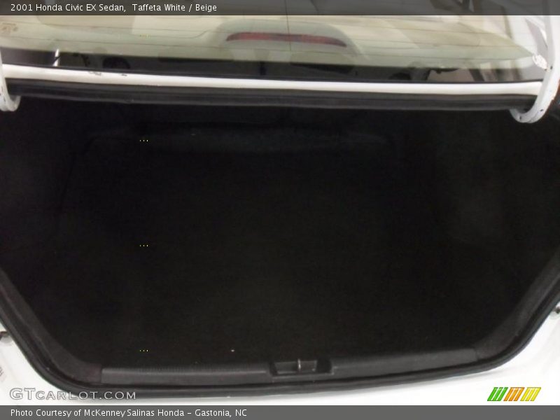 Taffeta White / Beige 2001 Honda Civic EX Sedan