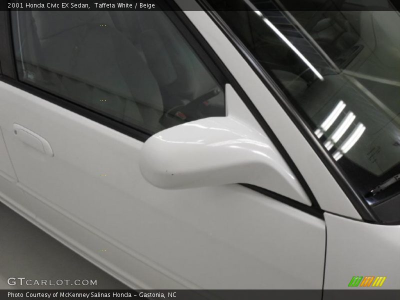 Taffeta White / Beige 2001 Honda Civic EX Sedan