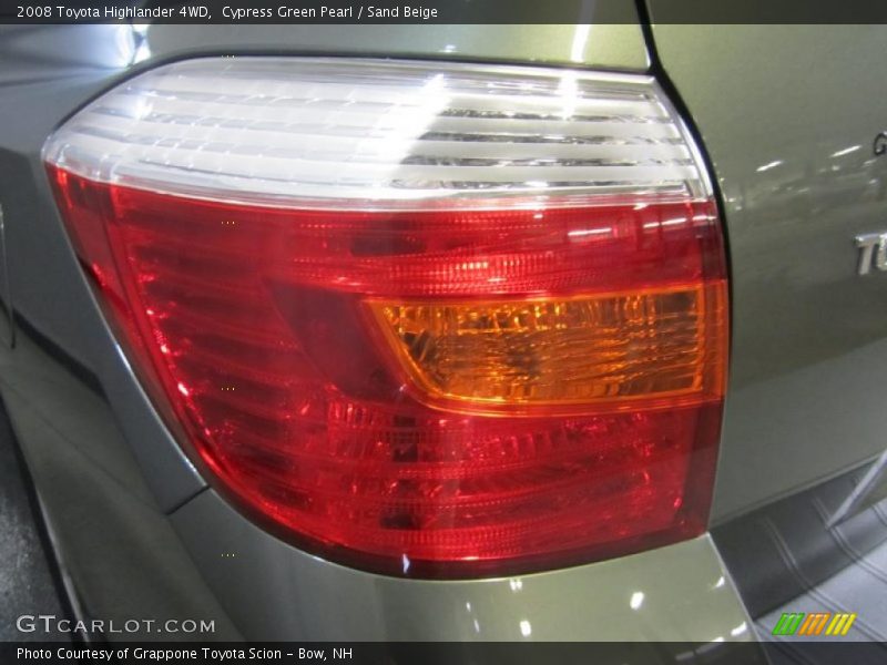 Cypress Green Pearl / Sand Beige 2008 Toyota Highlander 4WD