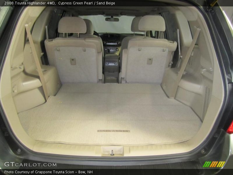 Cypress Green Pearl / Sand Beige 2008 Toyota Highlander 4WD