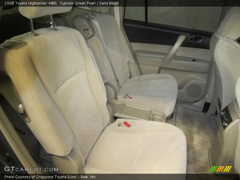 Cypress Green Pearl / Sand Beige 2008 Toyota Highlander 4WD