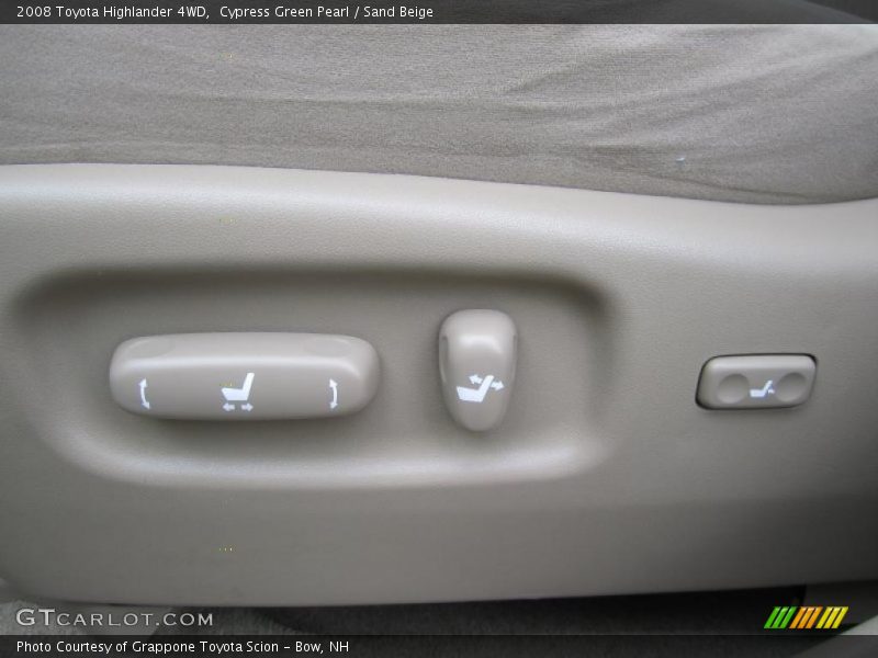Cypress Green Pearl / Sand Beige 2008 Toyota Highlander 4WD