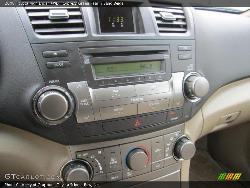 Cypress Green Pearl / Sand Beige 2008 Toyota Highlander 4WD