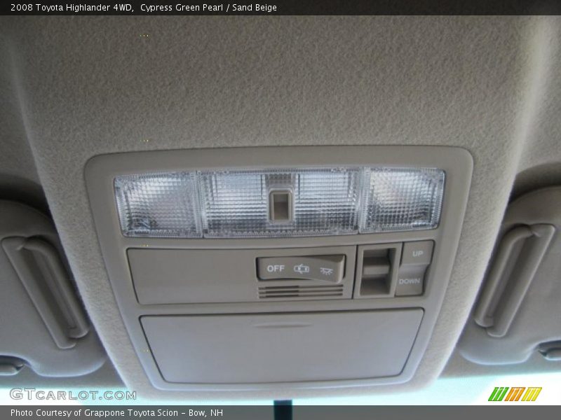 Cypress Green Pearl / Sand Beige 2008 Toyota Highlander 4WD