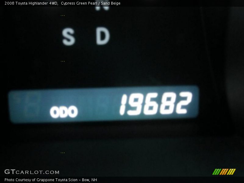 Cypress Green Pearl / Sand Beige 2008 Toyota Highlander 4WD