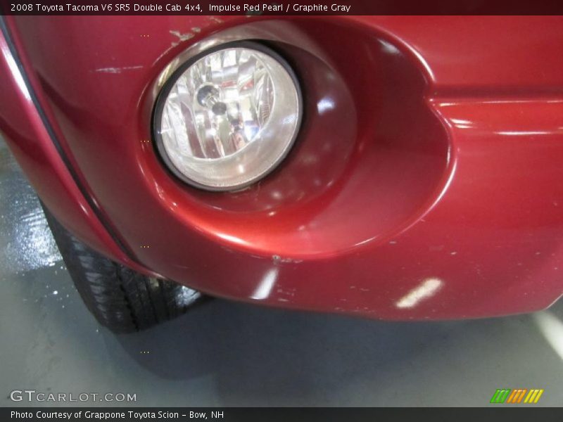 Impulse Red Pearl / Graphite Gray 2008 Toyota Tacoma V6 SR5 Double Cab 4x4