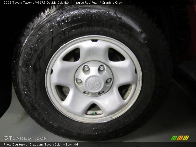 Impulse Red Pearl / Graphite Gray 2008 Toyota Tacoma V6 SR5 Double Cab 4x4