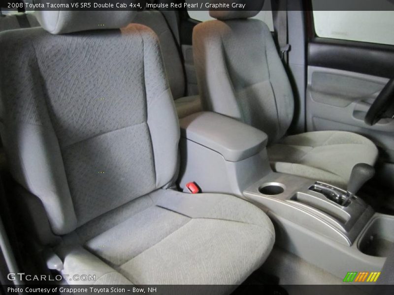 Impulse Red Pearl / Graphite Gray 2008 Toyota Tacoma V6 SR5 Double Cab 4x4