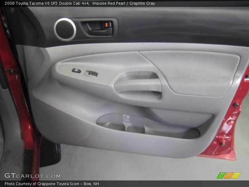Impulse Red Pearl / Graphite Gray 2008 Toyota Tacoma V6 SR5 Double Cab 4x4