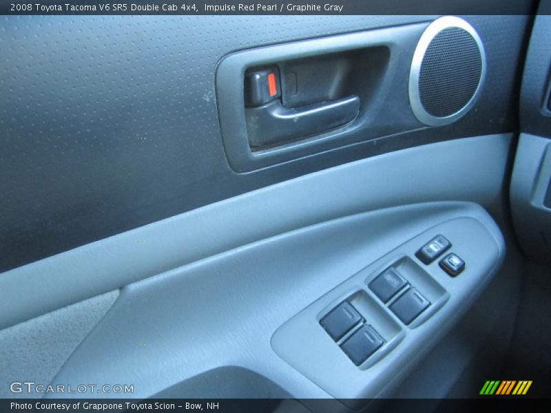 Impulse Red Pearl / Graphite Gray 2008 Toyota Tacoma V6 SR5 Double Cab 4x4