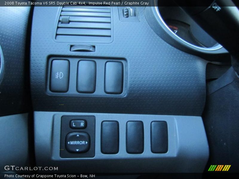 Impulse Red Pearl / Graphite Gray 2008 Toyota Tacoma V6 SR5 Double Cab 4x4
