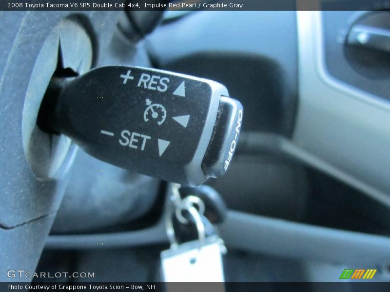 Impulse Red Pearl / Graphite Gray 2008 Toyota Tacoma V6 SR5 Double Cab 4x4