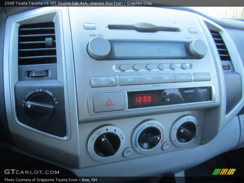 Impulse Red Pearl / Graphite Gray 2008 Toyota Tacoma V6 SR5 Double Cab 4x4