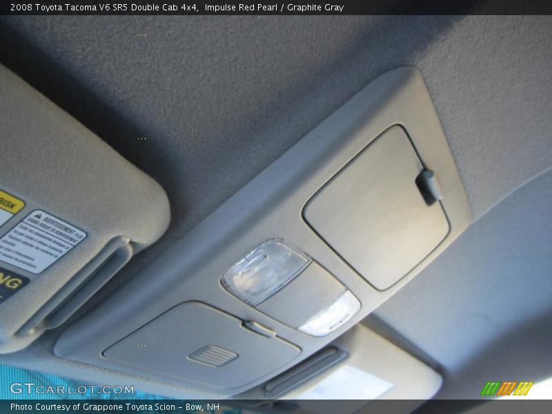Impulse Red Pearl / Graphite Gray 2008 Toyota Tacoma V6 SR5 Double Cab 4x4