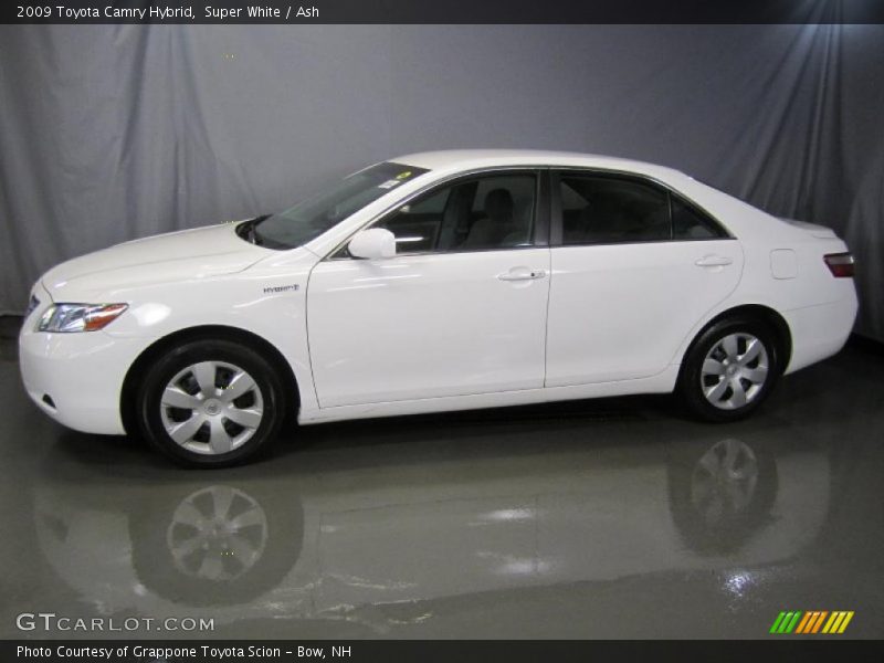 Super White / Ash 2009 Toyota Camry Hybrid