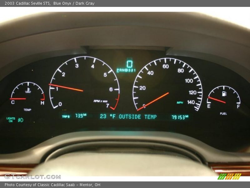  2003 Seville STS STS Gauges