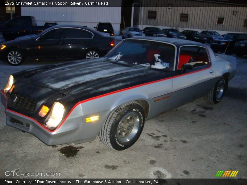 Silver / Carmine Red 1979 Chevrolet Camaro Rally Sport