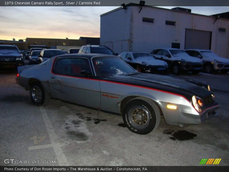 Silver / Carmine Red 1979 Chevrolet Camaro Rally Sport