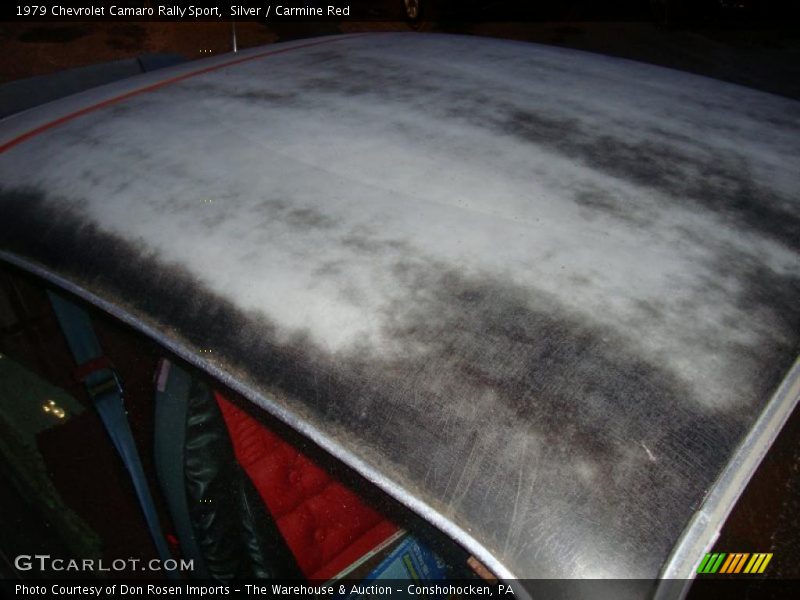 Silver / Carmine Red 1979 Chevrolet Camaro Rally Sport