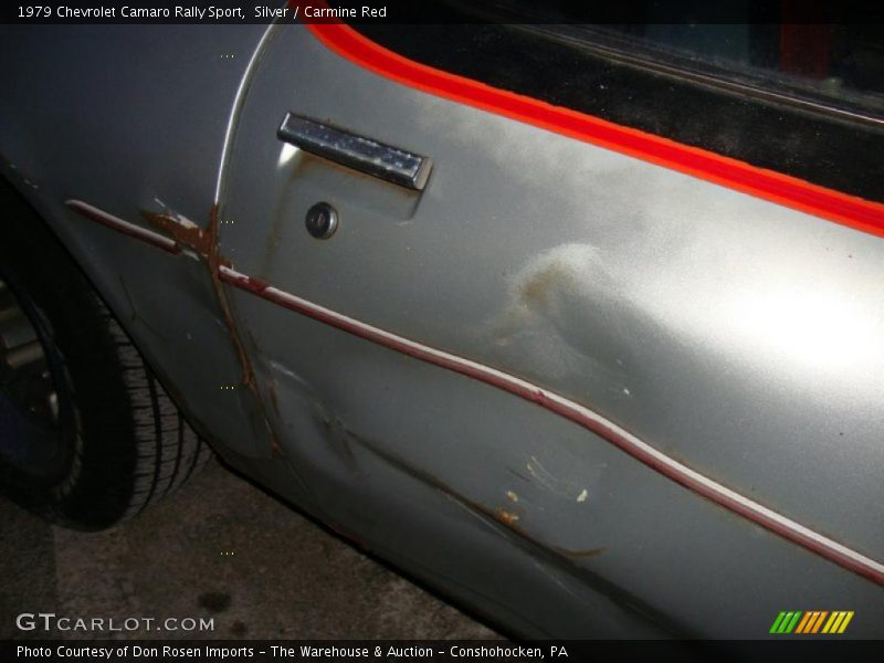 Silver / Carmine Red 1979 Chevrolet Camaro Rally Sport