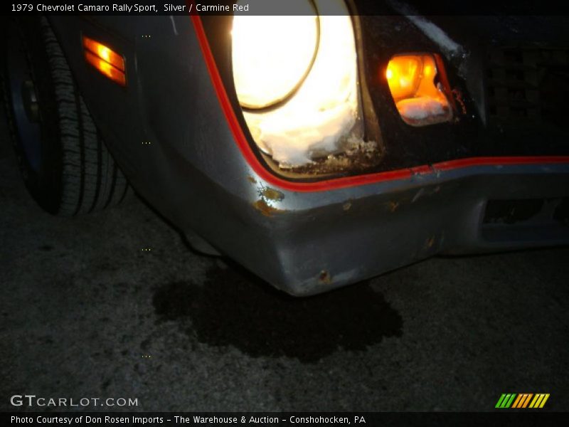 Silver / Carmine Red 1979 Chevrolet Camaro Rally Sport