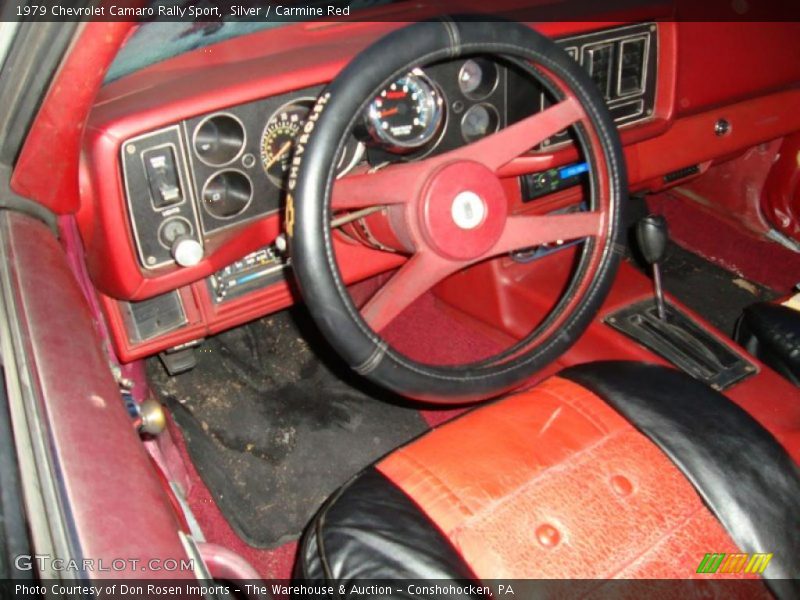 Silver / Carmine Red 1979 Chevrolet Camaro Rally Sport