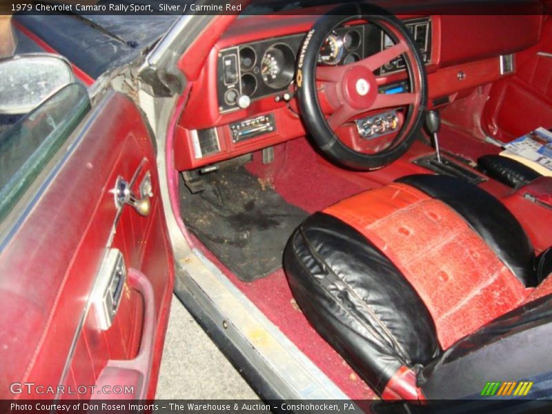 Silver / Carmine Red 1979 Chevrolet Camaro Rally Sport