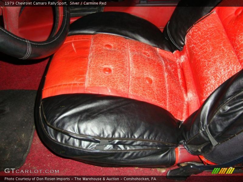 Silver / Carmine Red 1979 Chevrolet Camaro Rally Sport