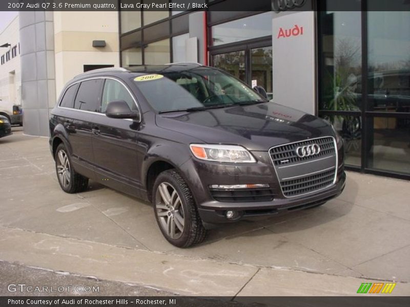 Lava Gray Pearl Effect / Black 2007 Audi Q7 3.6 Premium quattro