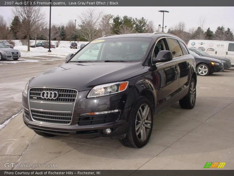 Lava Gray Pearl Effect / Black 2007 Audi Q7 3.6 Premium quattro