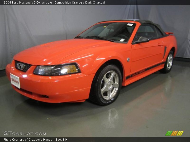 Front 3/4 View of 2004 Mustang V6 Convertible