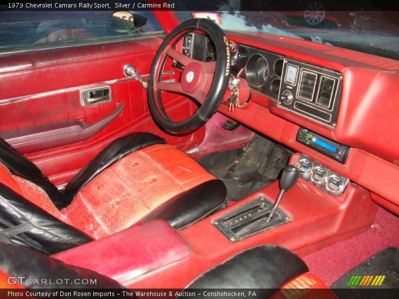  1979 Camaro Rally Sport Carmine Red Interior