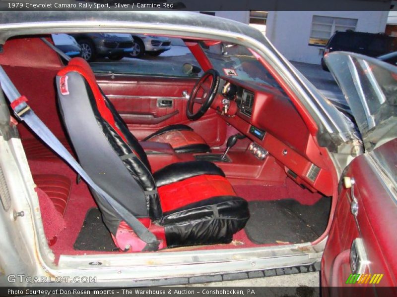  1979 Camaro Rally Sport Carmine Red Interior