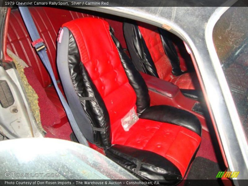  1979 Camaro Rally Sport Carmine Red Interior