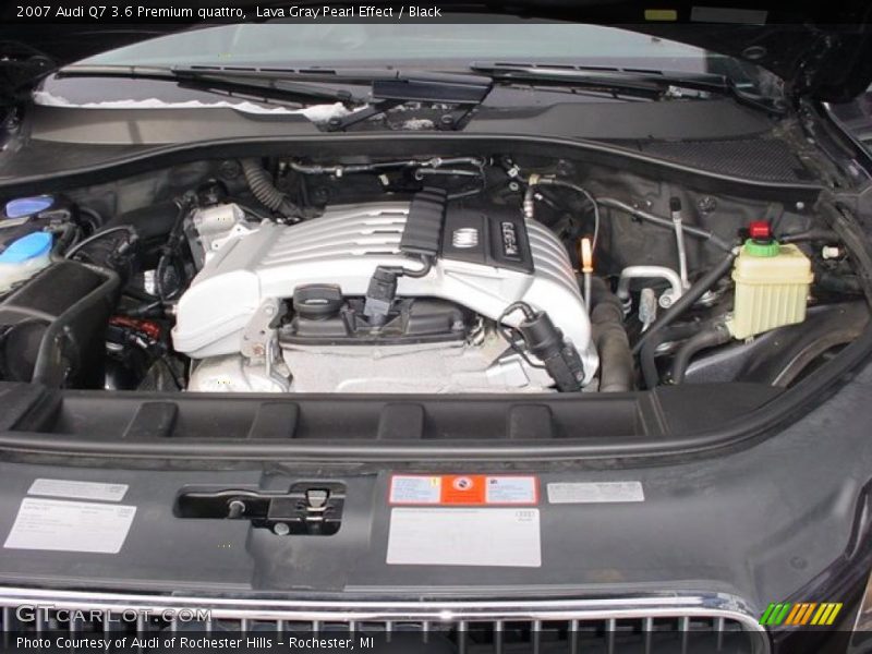 Lava Gray Pearl Effect / Black 2007 Audi Q7 3.6 Premium quattro