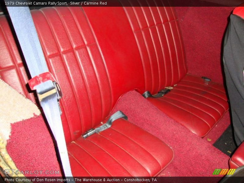  1979 Camaro Rally Sport Carmine Red Interior