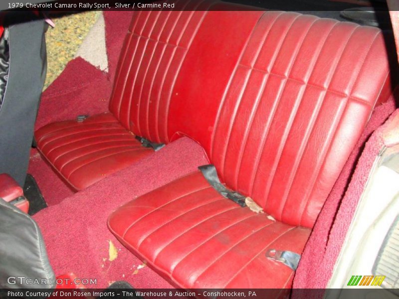  1979 Camaro Rally Sport Carmine Red Interior