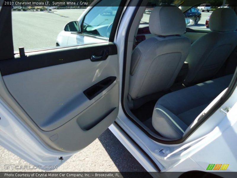 Summit White / Gray 2010 Chevrolet Impala LT