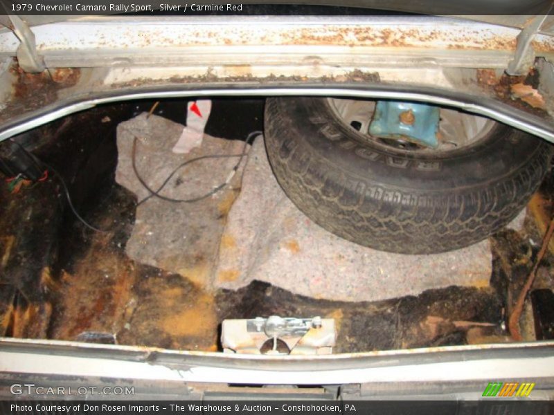 Silver / Carmine Red 1979 Chevrolet Camaro Rally Sport