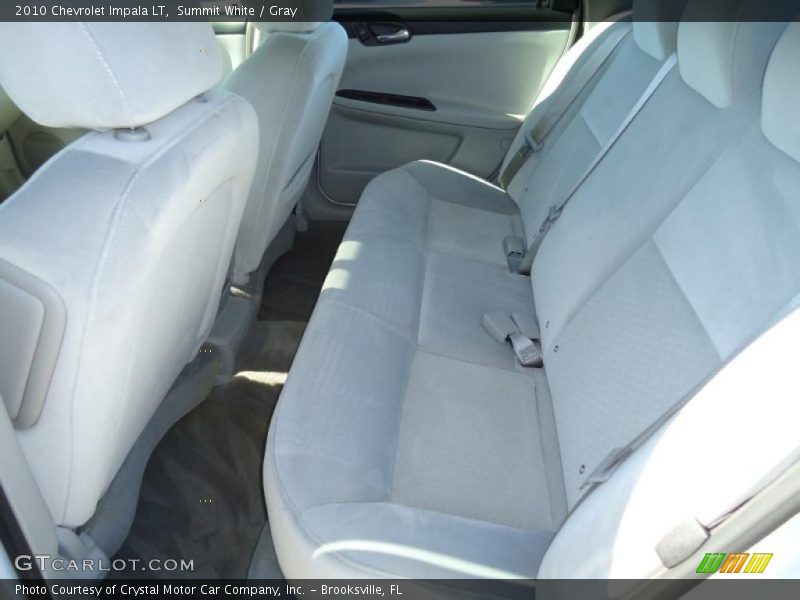 Summit White / Gray 2010 Chevrolet Impala LT