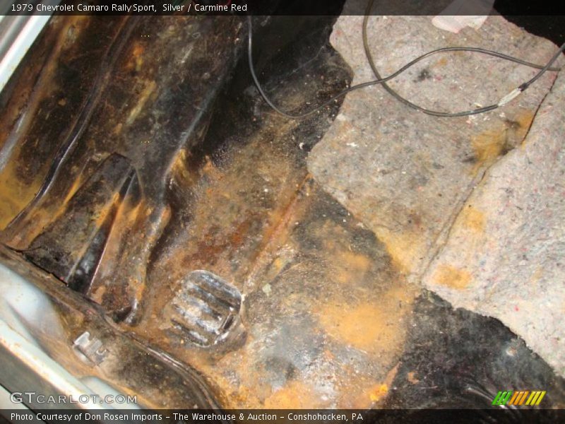 Silver / Carmine Red 1979 Chevrolet Camaro Rally Sport