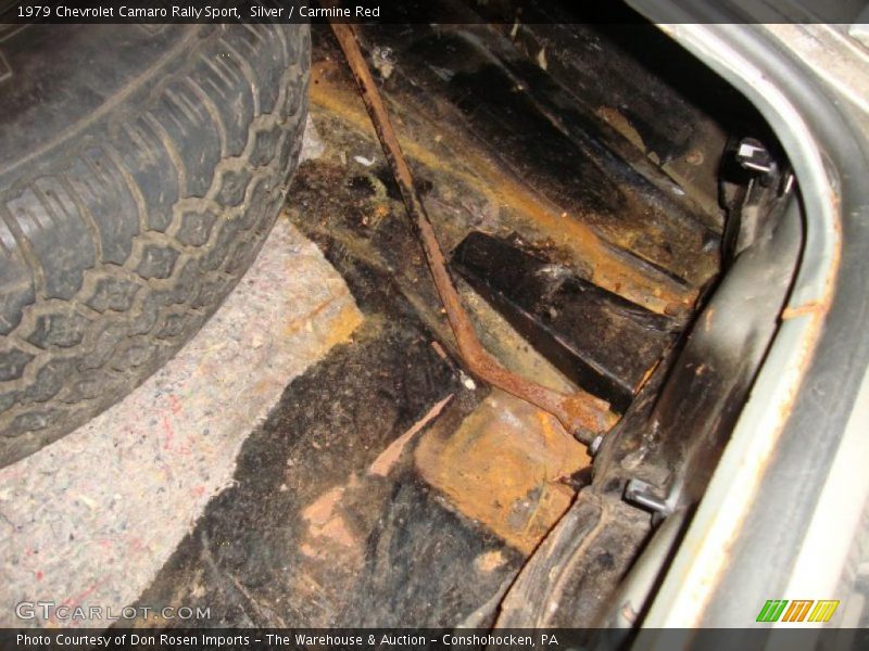 Silver / Carmine Red 1979 Chevrolet Camaro Rally Sport