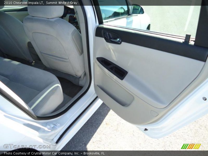 Summit White / Gray 2010 Chevrolet Impala LT