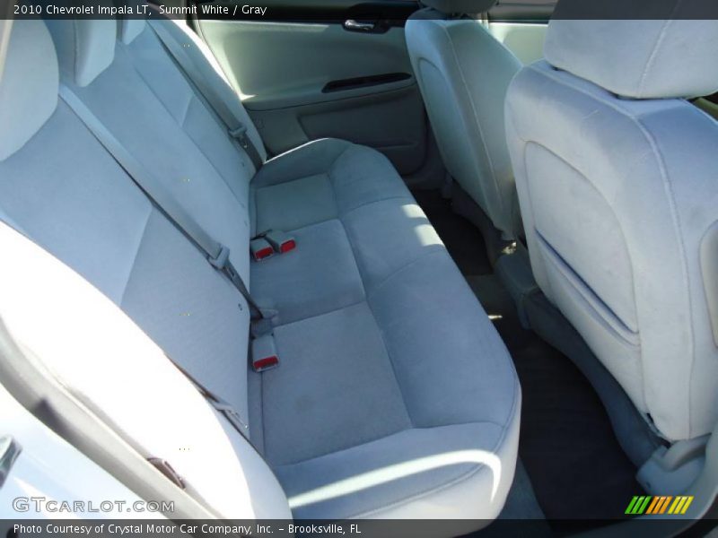 Summit White / Gray 2010 Chevrolet Impala LT