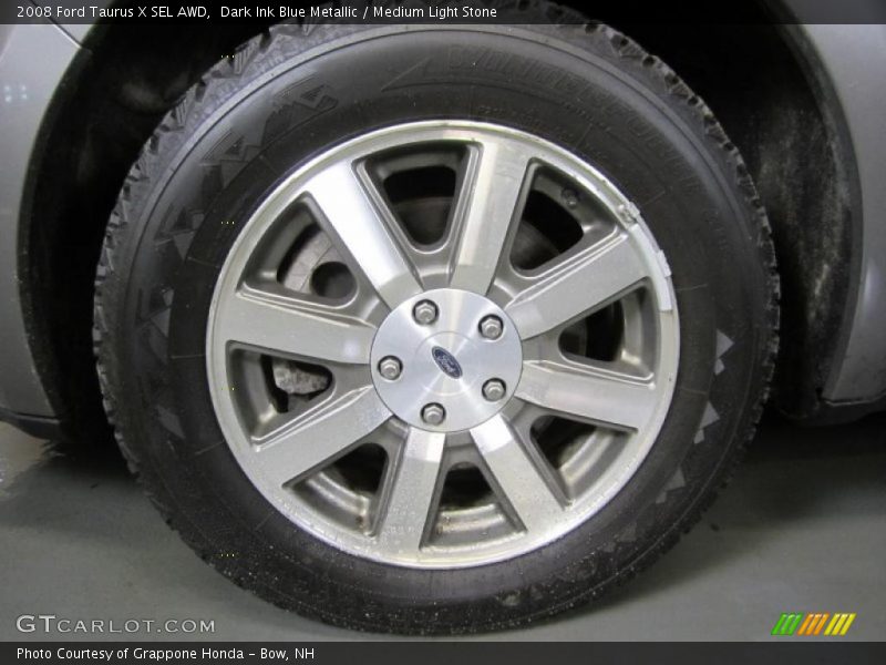 Dark Ink Blue Metallic / Medium Light Stone 2008 Ford Taurus X SEL AWD